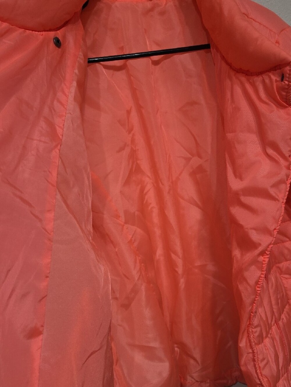 exertek Coral-Orange Quilted Women's Puffer Jacket - Picture 7 of 9